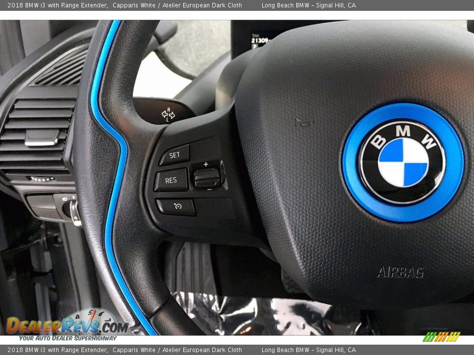 2018 BMW i3 with Range Extender Capparis White / Atelier European Dark Cloth Photo #18