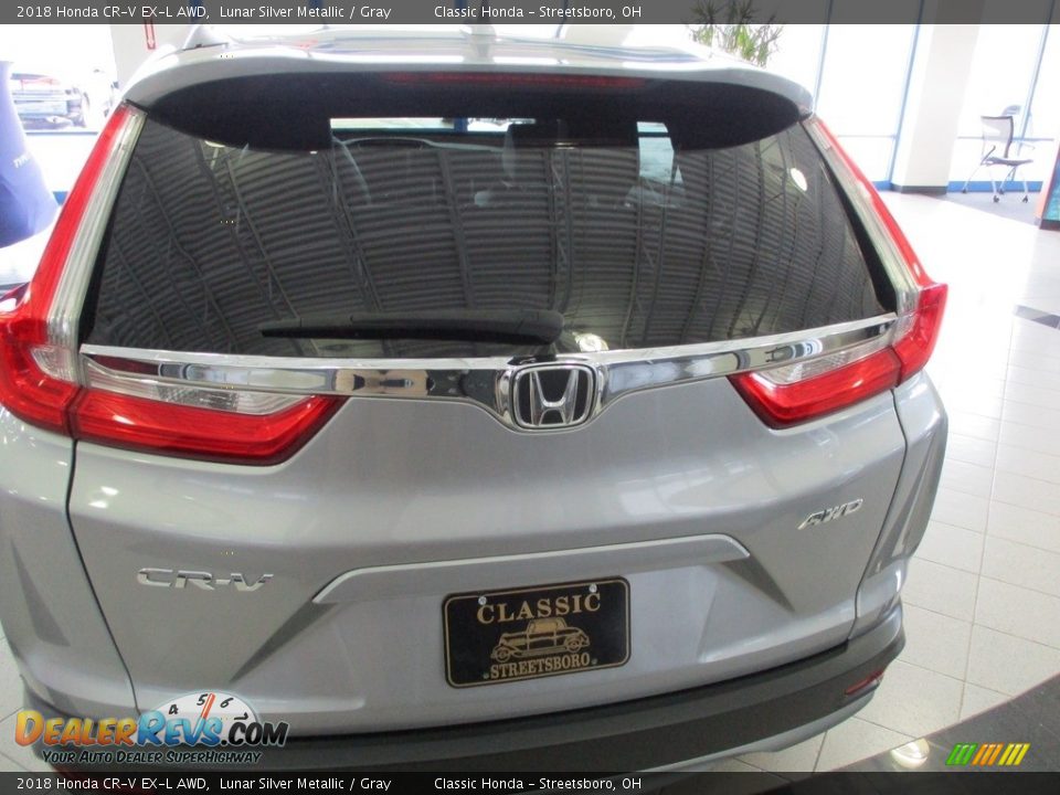 2018 Honda CR-V EX-L AWD Lunar Silver Metallic / Gray Photo #6