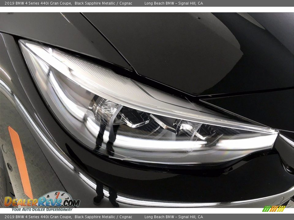 2019 BMW 4 Series 440i Gran Coupe Black Sapphire Metallic / Cognac Photo #26