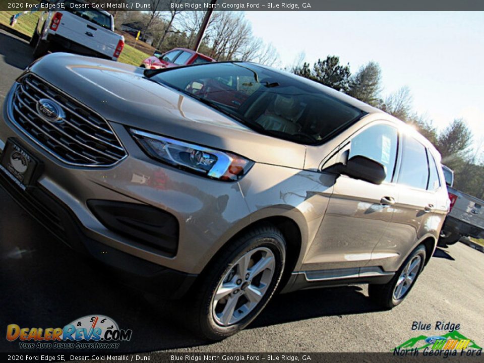 2020 Ford Edge SE Desert Gold Metallic / Dune Photo #21