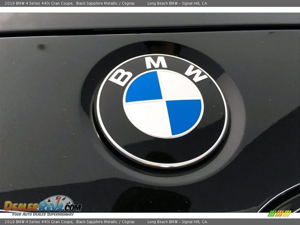 2019 BMW 4 Series 440i Gran Coupe Black Sapphire Metallic / Cognac Photo #33