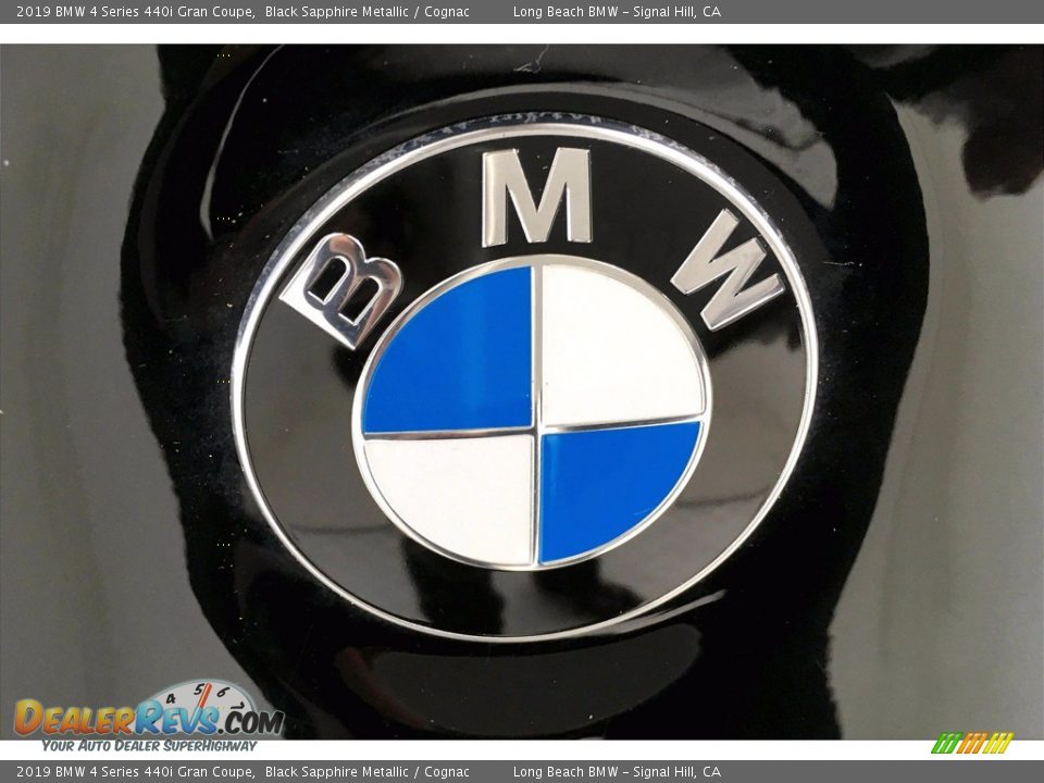 2019 BMW 4 Series 440i Gran Coupe Black Sapphire Metallic / Cognac Photo #34