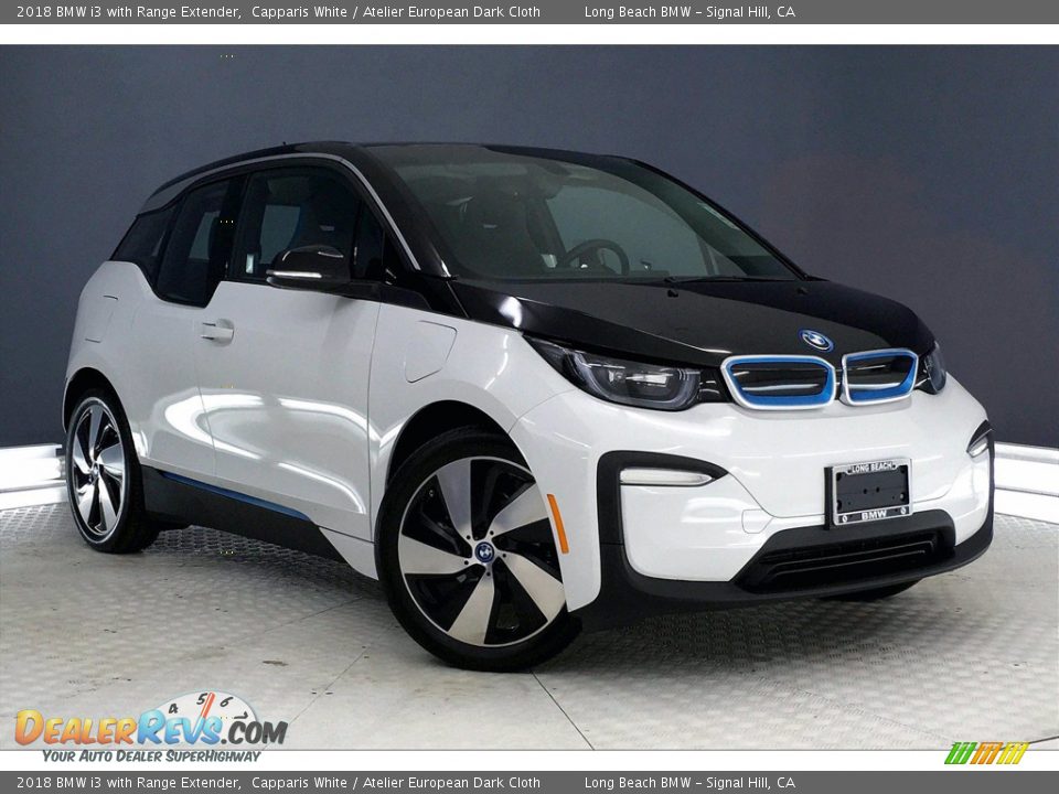 2018 BMW i3 with Range Extender Capparis White / Atelier European Dark Cloth Photo #34