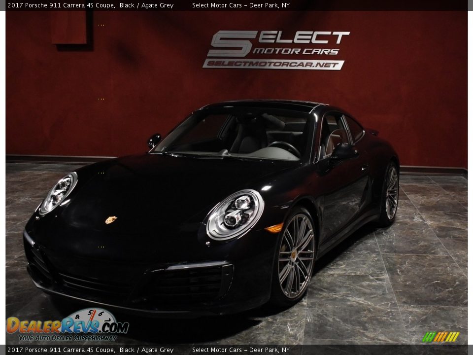 2017 Porsche 911 Carrera 4S Coupe Black / Agate Grey Photo #6