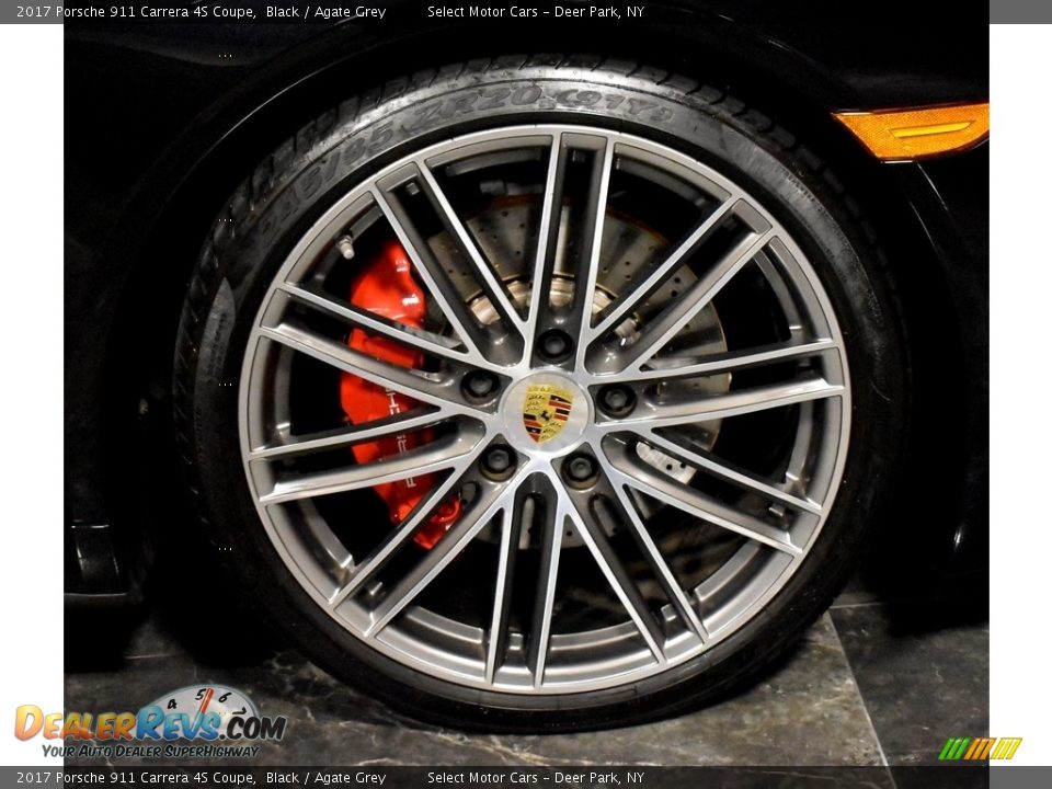 2017 Porsche 911 Carrera 4S Coupe Black / Agate Grey Photo #8