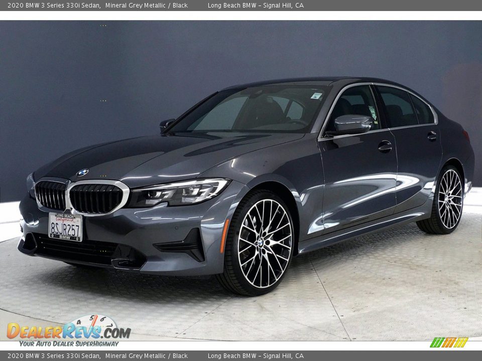 2020 BMW 3 Series 330i Sedan Mineral Grey Metallic / Black Photo #12