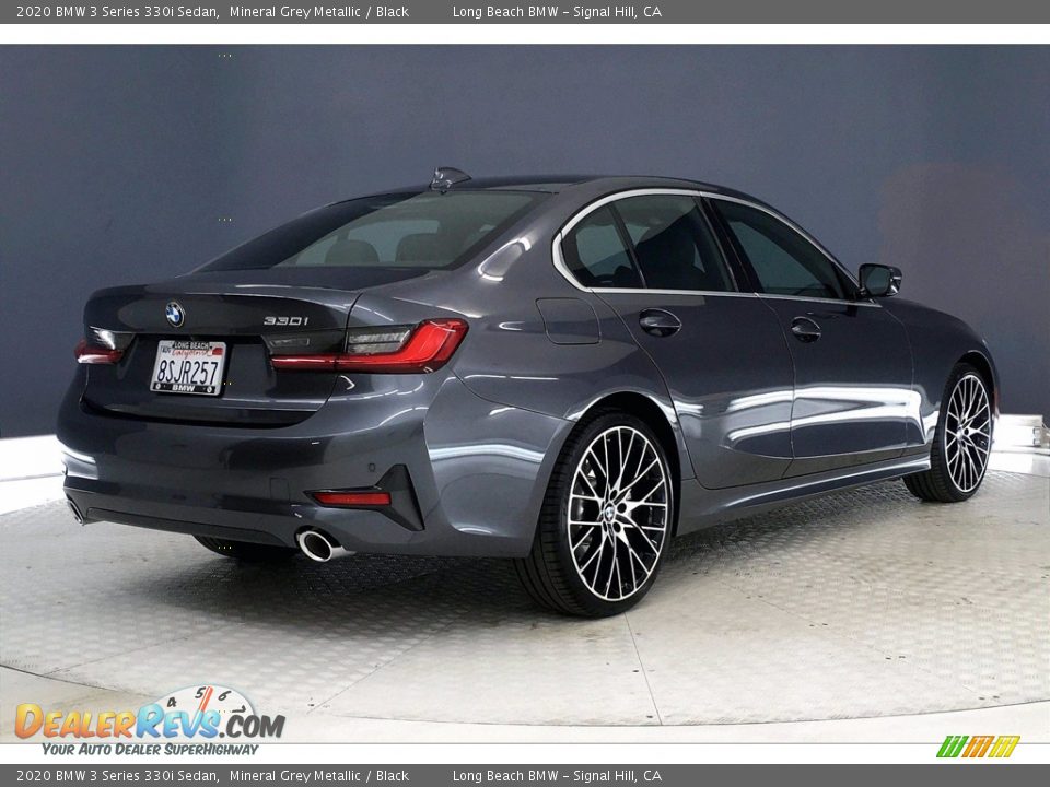 2020 BMW 3 Series 330i Sedan Mineral Grey Metallic / Black Photo #13