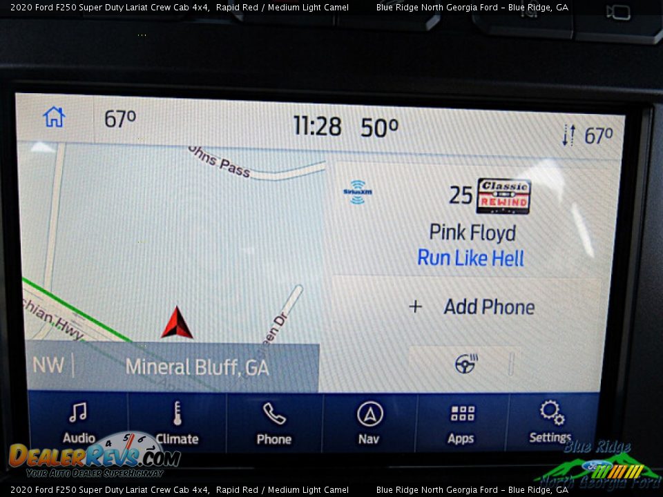 2020 Ford F250 Super Duty Lariat Crew Cab 4x4 Rapid Red / Medium Light Camel Photo #19