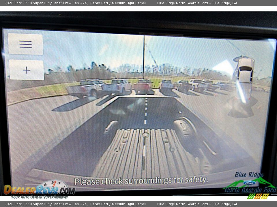 2020 Ford F250 Super Duty Lariat Crew Cab 4x4 Rapid Red / Medium Light Camel Photo #21