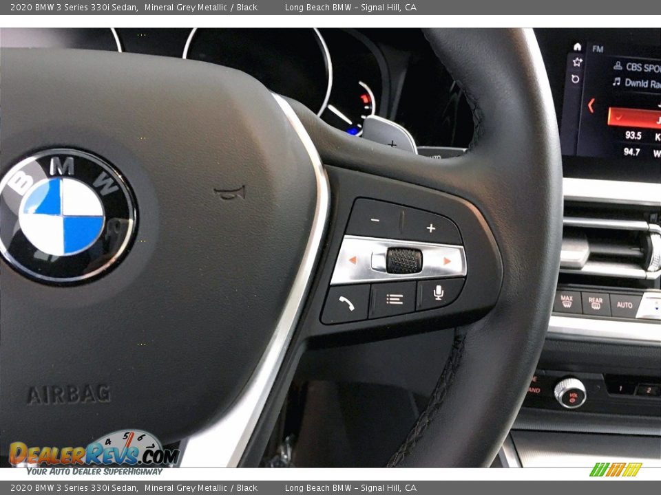 2020 BMW 3 Series 330i Sedan Mineral Grey Metallic / Black Photo #19
