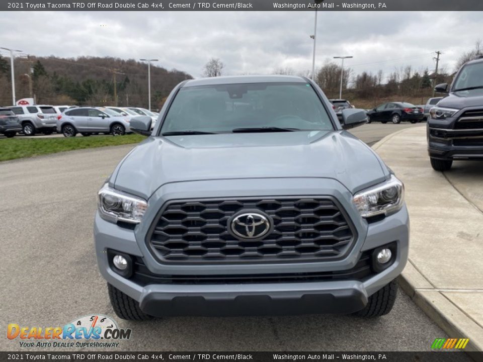2021 Toyota Tacoma TRD Off Road Double Cab 4x4 Cement / TRD Cement/Black Photo #12