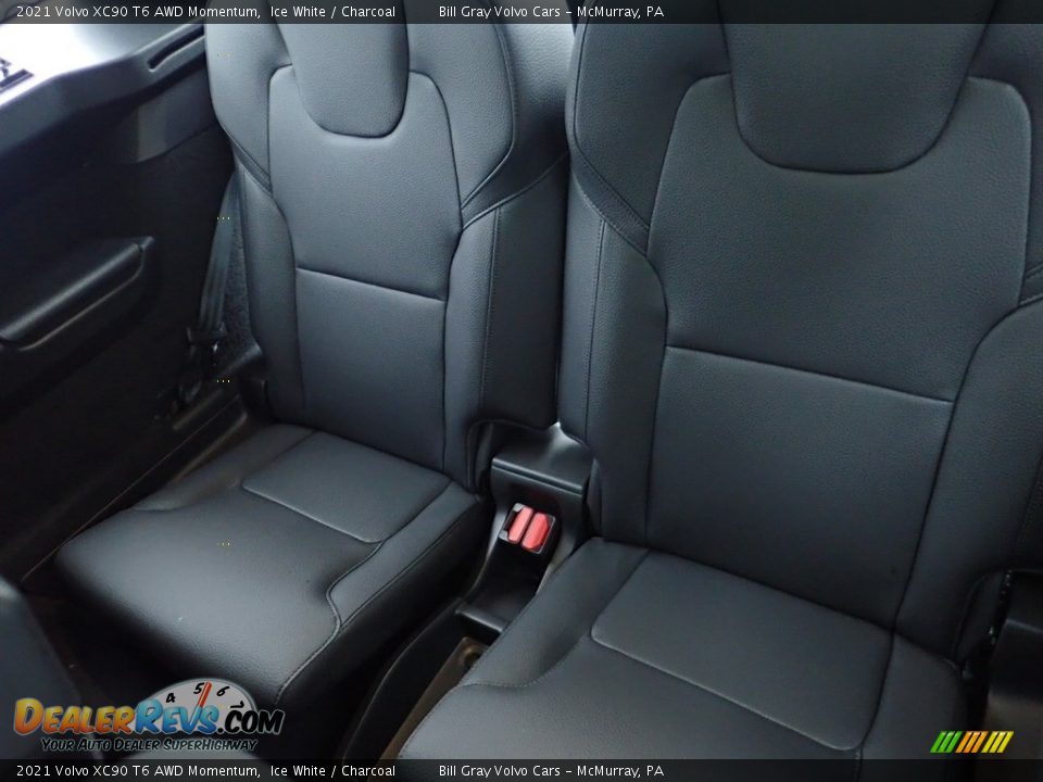 2021 Volvo XC90 T6 AWD Momentum Ice White / Charcoal Photo #9