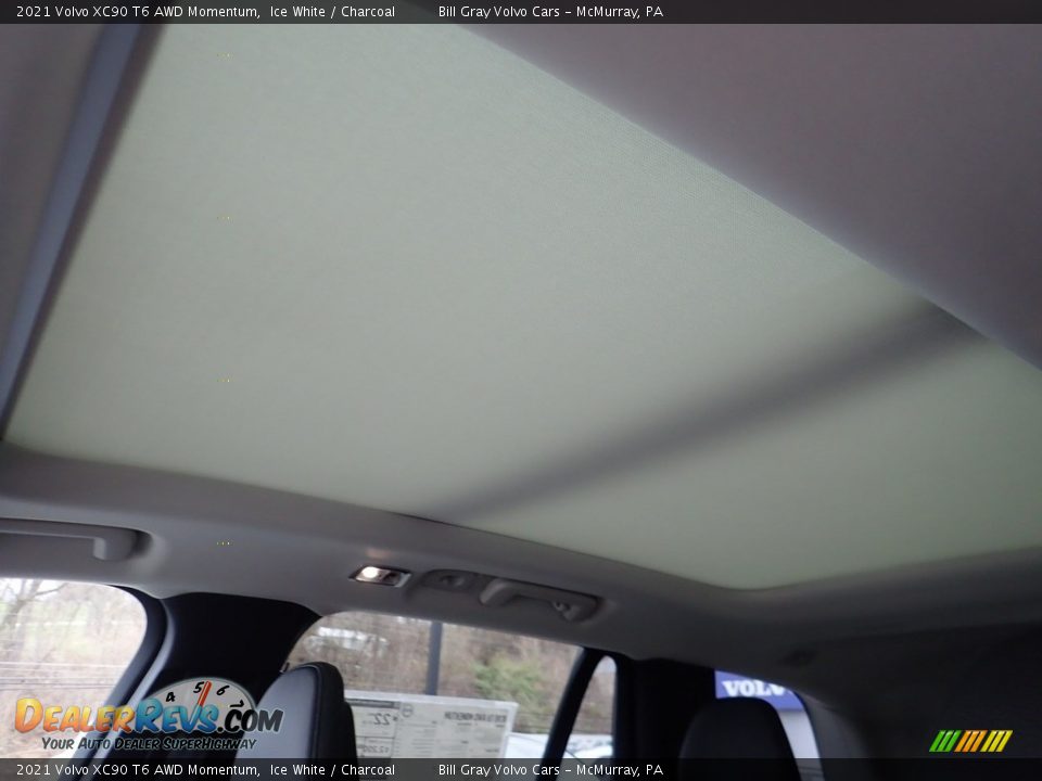 2021 Volvo XC90 T6 AWD Momentum Ice White / Charcoal Photo #13