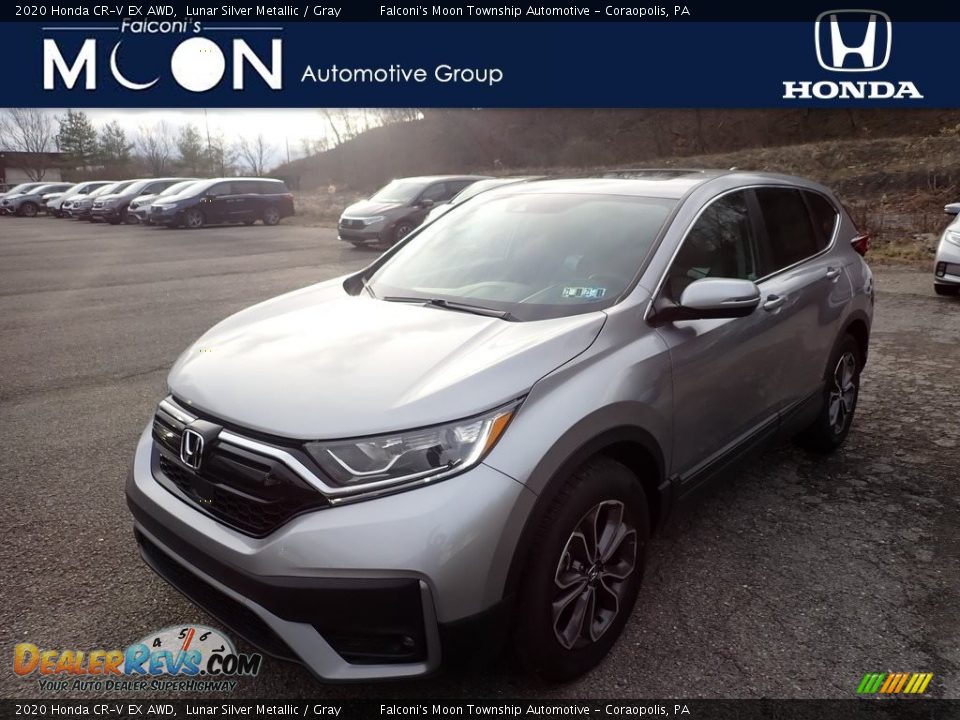 2020 Honda CR-V EX AWD Lunar Silver Metallic / Gray Photo #1