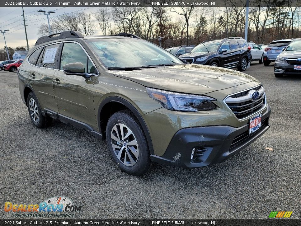 2021 Subaru Outback 2.5i Premium Autumn Green Metallic / Warm Ivory Photo #1