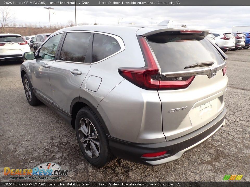 2020 Honda CR-V EX AWD Lunar Silver Metallic / Gray Photo #3