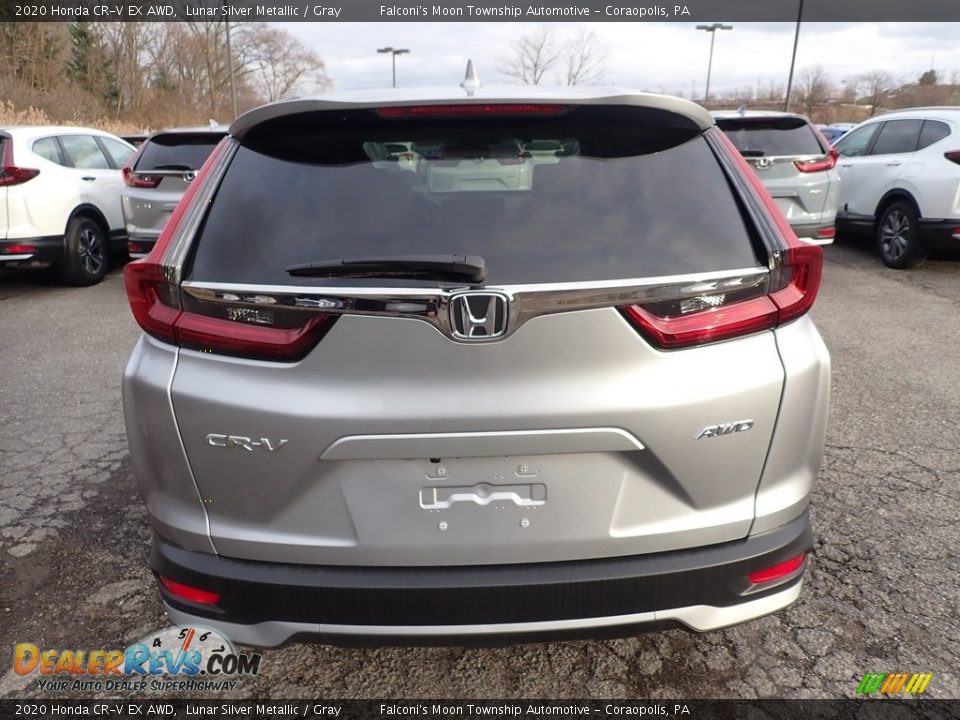 2020 Honda CR-V EX AWD Lunar Silver Metallic / Gray Photo #4