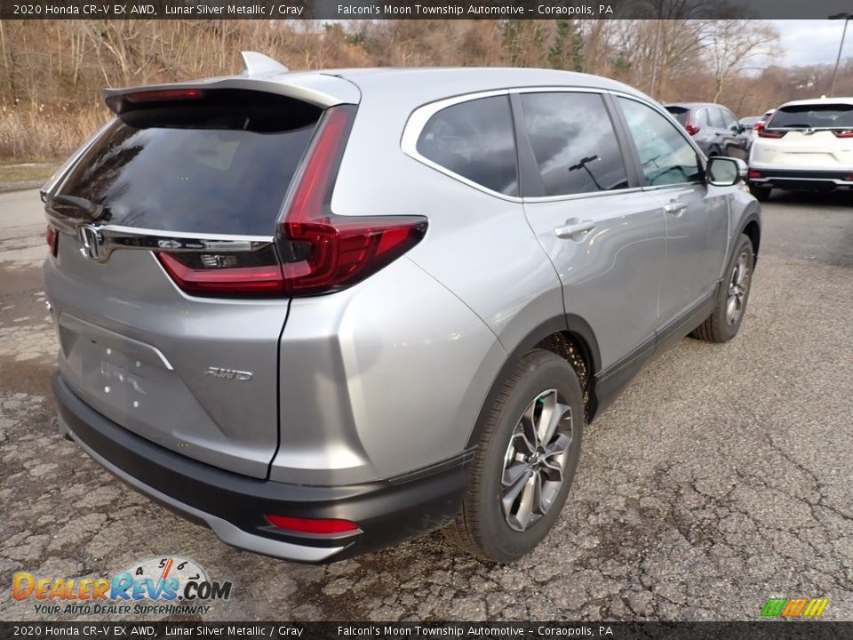 2020 Honda CR-V EX AWD Lunar Silver Metallic / Gray Photo #5