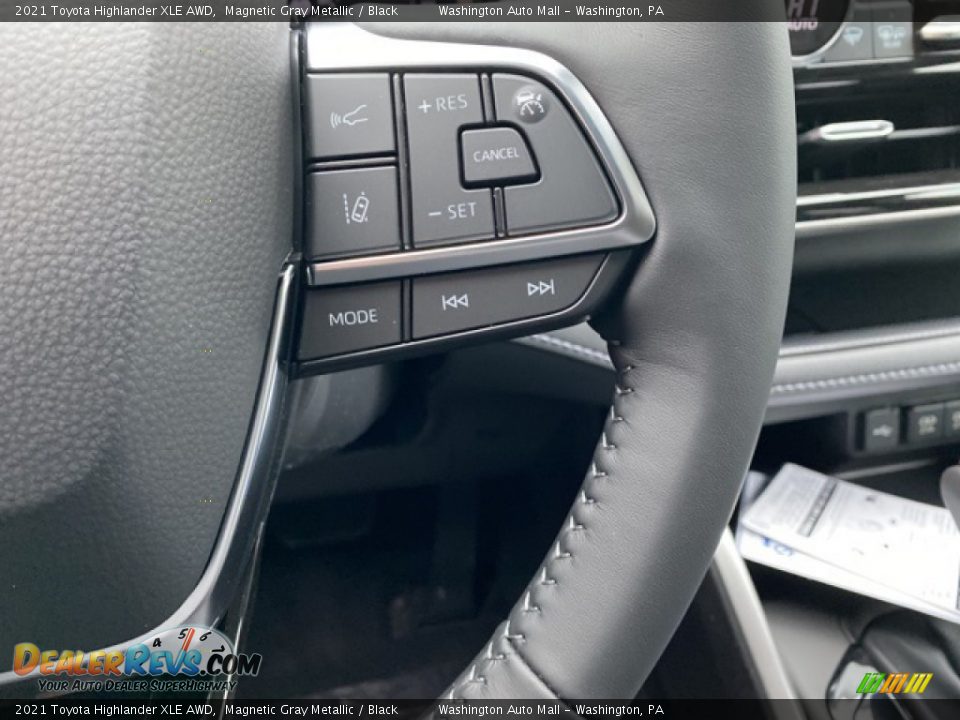 2021 Toyota Highlander XLE AWD Magnetic Gray Metallic / Black Photo #7