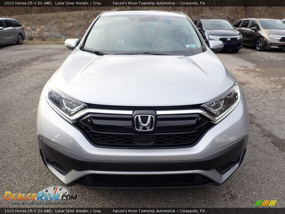 2020 Honda CR-V EX AWD Lunar Silver Metallic / Gray Photo #7