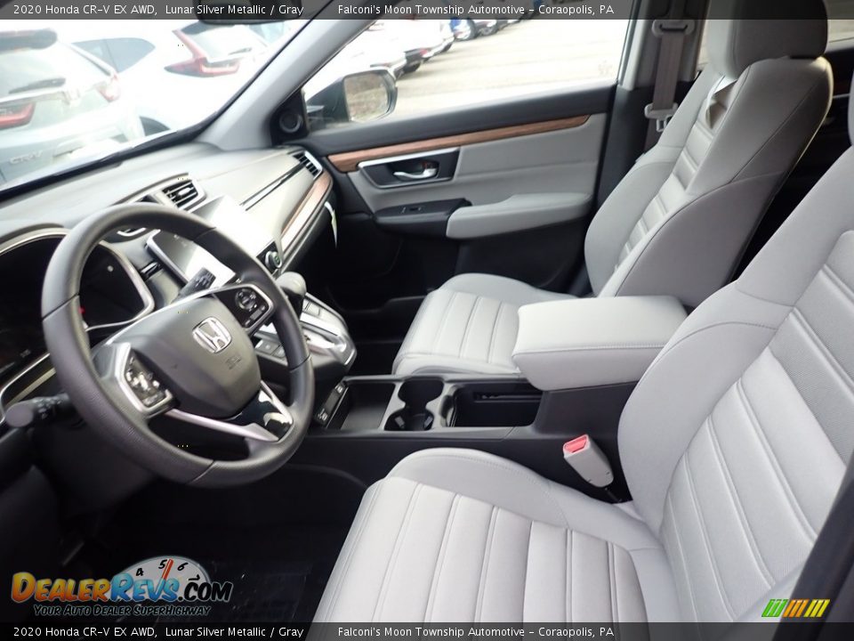 2020 Honda CR-V EX AWD Lunar Silver Metallic / Gray Photo #8