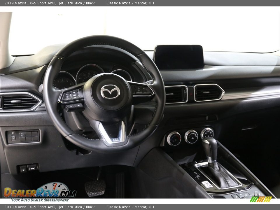 2019 Mazda CX-5 Sport AWD Jet Black Mica / Black Photo #6