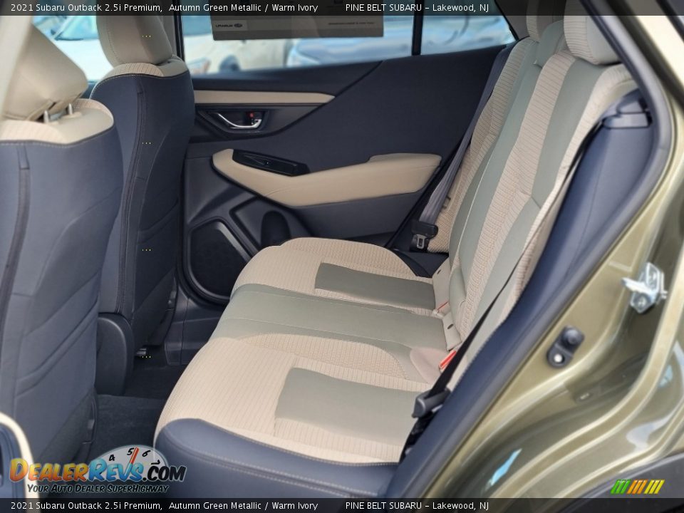 Rear Seat of 2021 Subaru Outback 2.5i Premium Photo #9