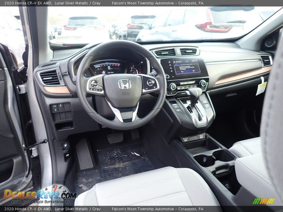 2020 Honda CR-V EX AWD Lunar Silver Metallic / Gray Photo #10