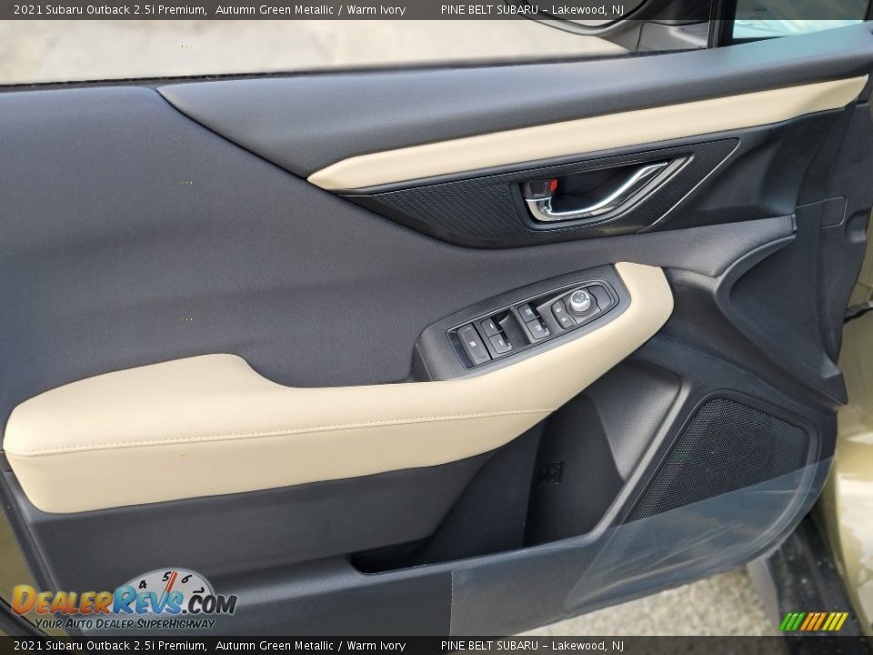 Door Panel of 2021 Subaru Outback 2.5i Premium Photo #13