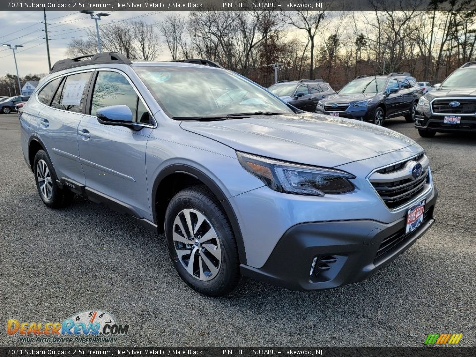 2021 Subaru Outback 2.5i Premium Ice Silver Metallic / Slate Black Photo #1