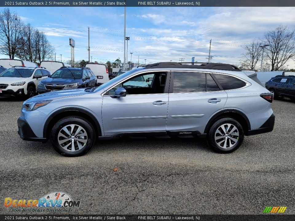 2021 Subaru Outback 2.5i Premium Ice Silver Metallic / Slate Black Photo #4