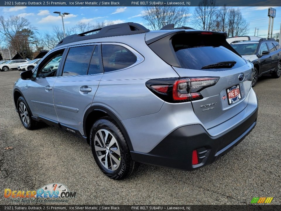 2021 Subaru Outback 2.5i Premium Ice Silver Metallic / Slate Black Photo #6