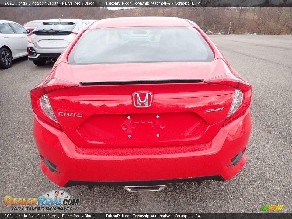 2021 Honda Civic Sport Sedan Rallye Red / Black Photo #4