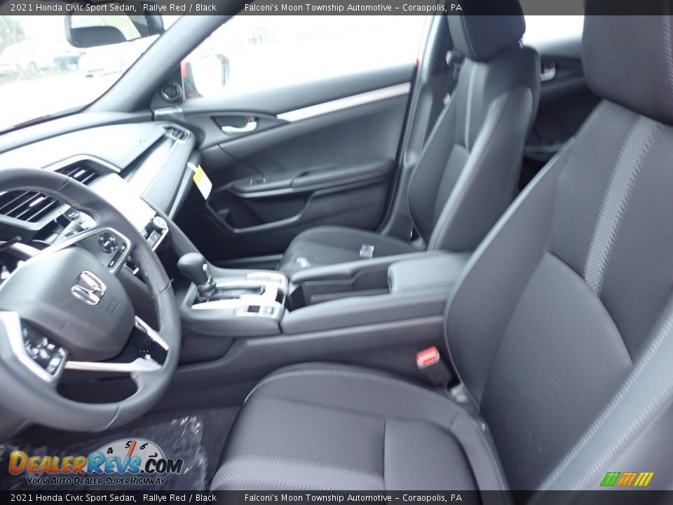 2021 Honda Civic Sport Sedan Rallye Red / Black Photo #8