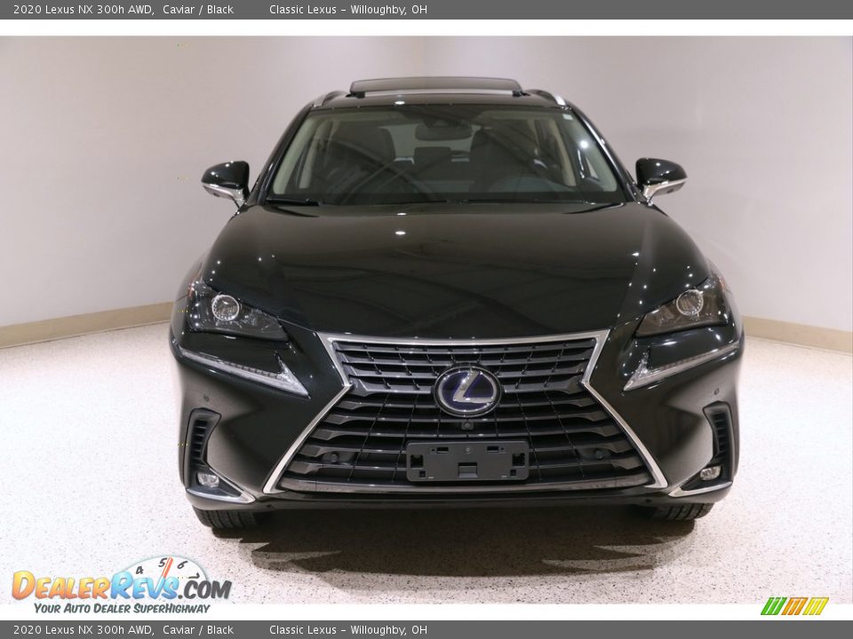 2020 Lexus NX 300h AWD Caviar / Black Photo #2