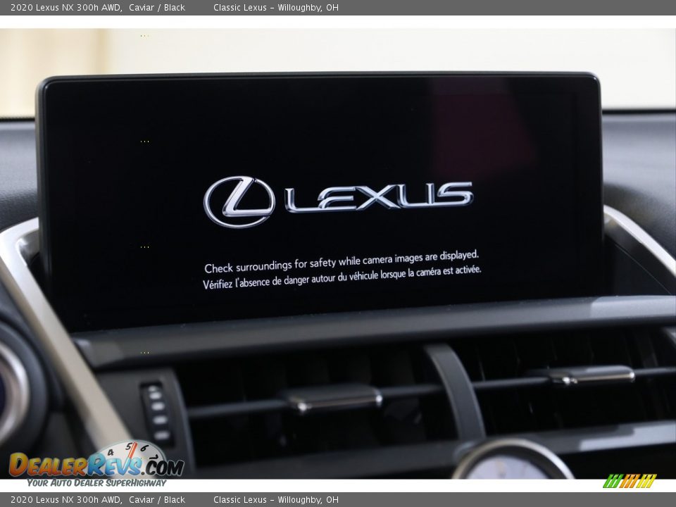 2020 Lexus NX 300h AWD Caviar / Black Photo #13