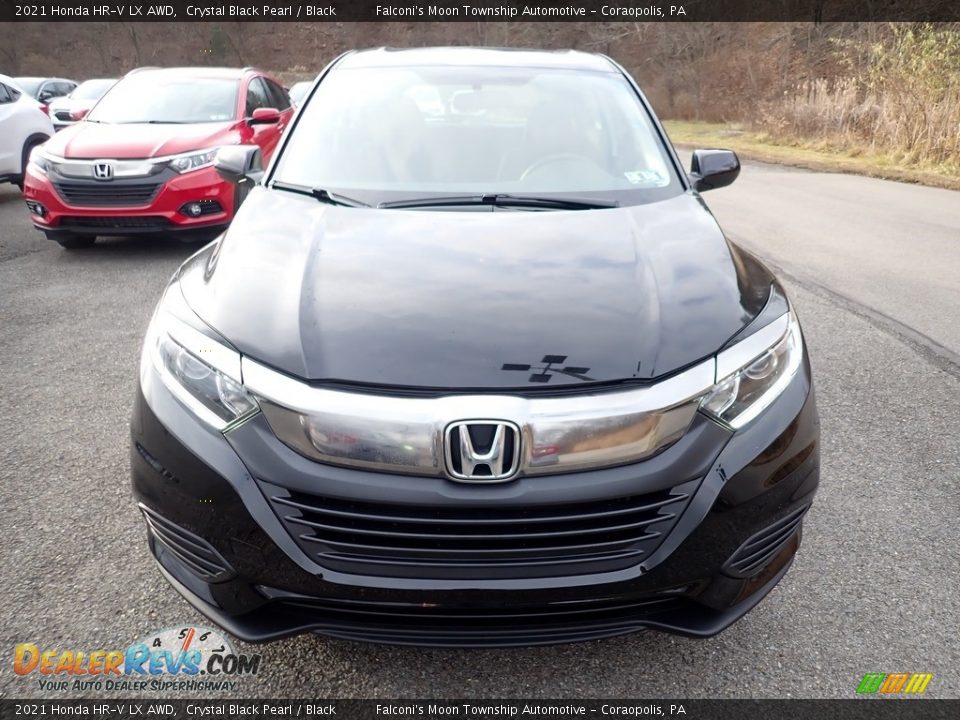 2021 Honda HR-V LX AWD Crystal Black Pearl / Black Photo #8