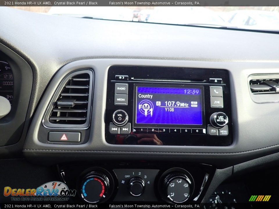 2021 Honda HR-V LX AWD Crystal Black Pearl / Black Photo #14