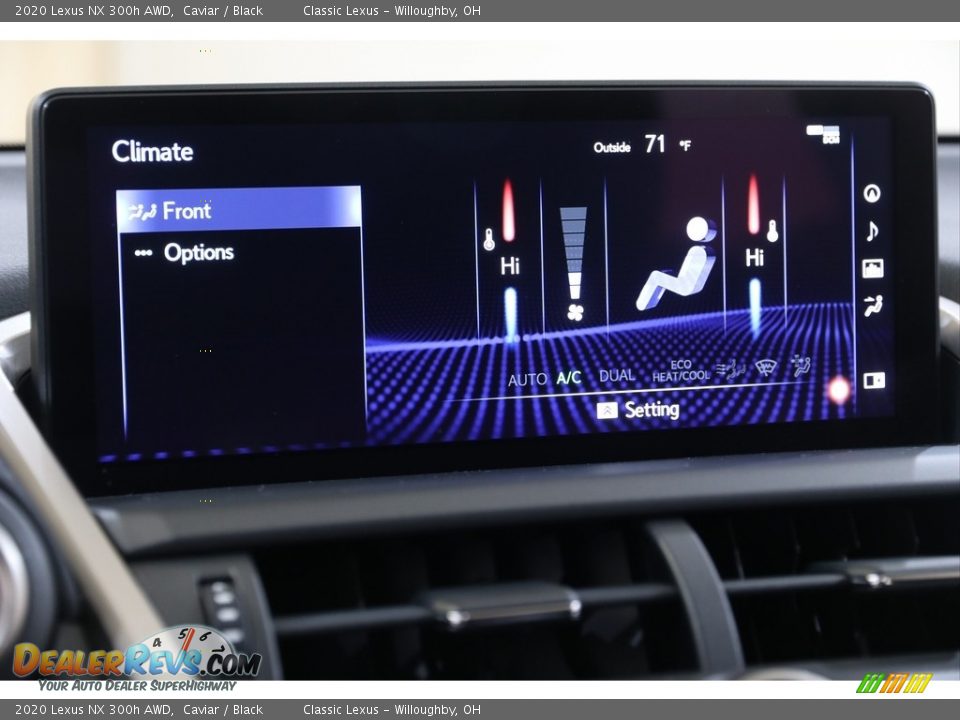 Controls of 2020 Lexus NX 300h AWD Photo #22