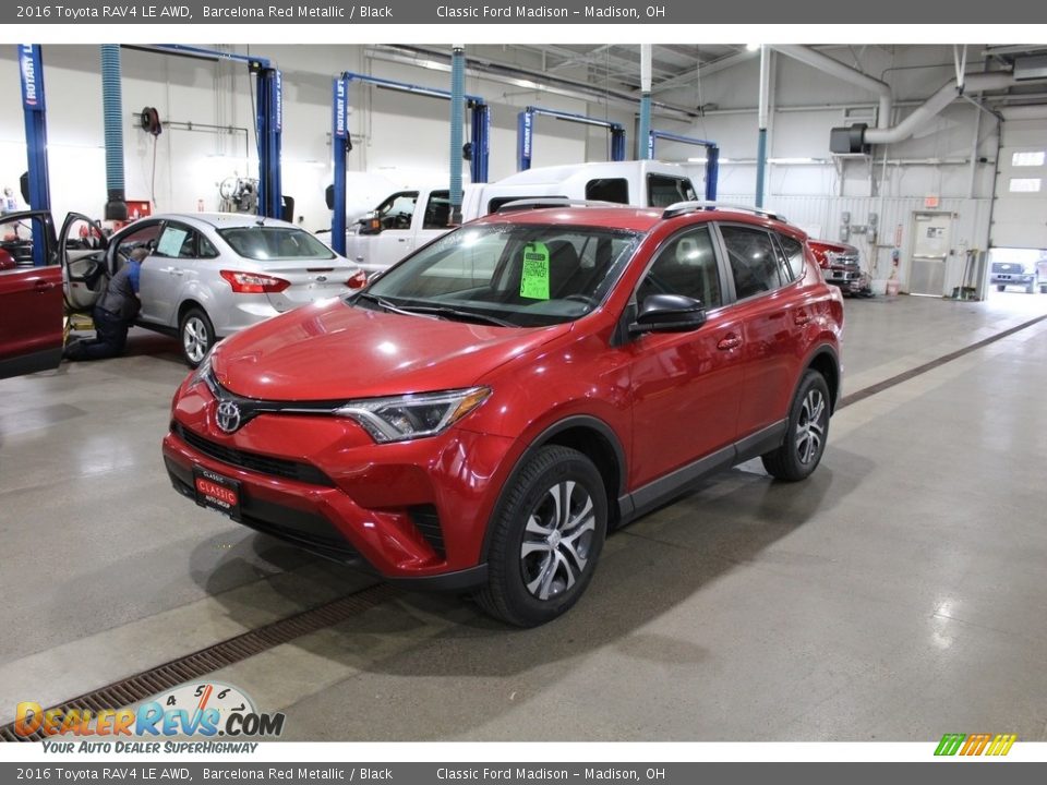 2016 Toyota RAV4 LE AWD Barcelona Red Metallic / Black Photo #4