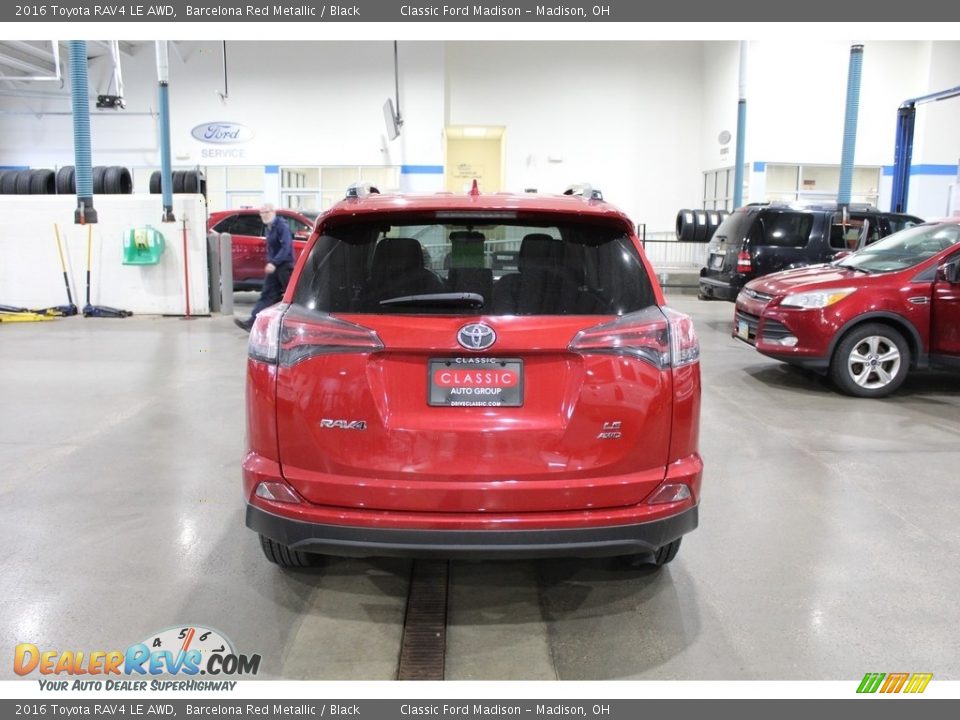 2016 Toyota RAV4 LE AWD Barcelona Red Metallic / Black Photo #9