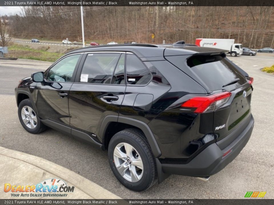 2021 Toyota RAV4 XLE AWD Hybrid Midnight Black Metallic / Black Photo #2