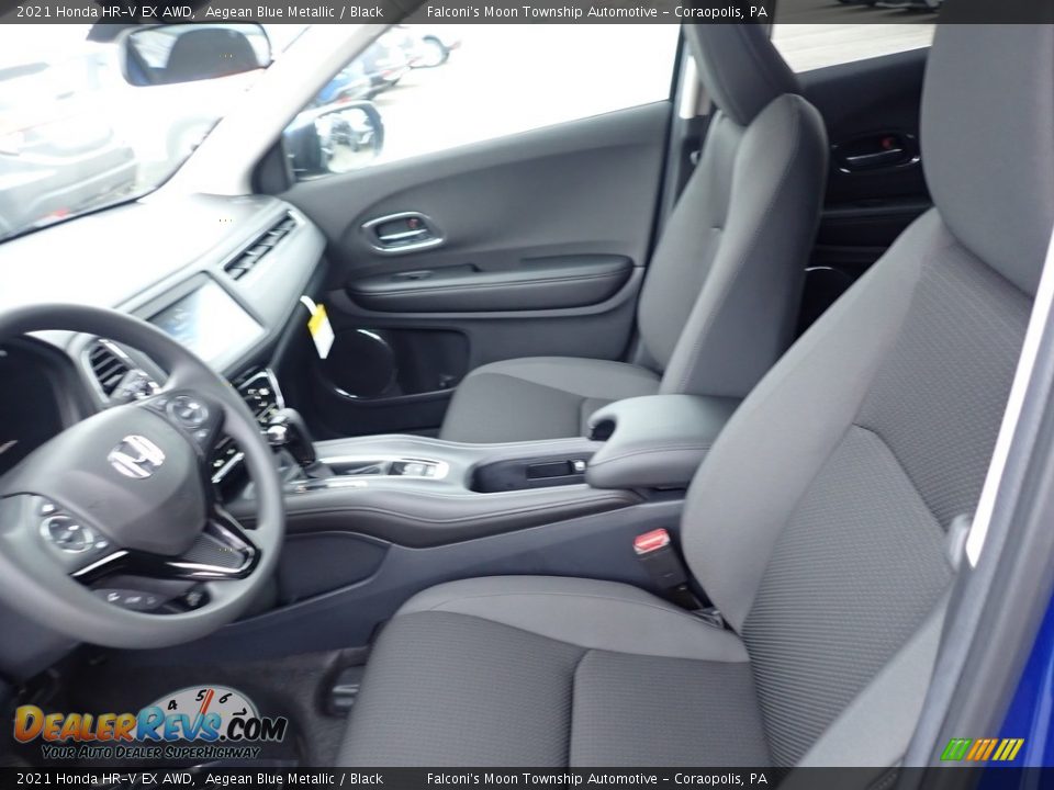 2021 Honda HR-V EX AWD Aegean Blue Metallic / Black Photo #9
