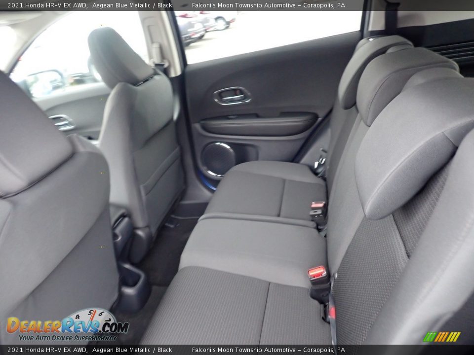 2021 Honda HR-V EX AWD Aegean Blue Metallic / Black Photo #10