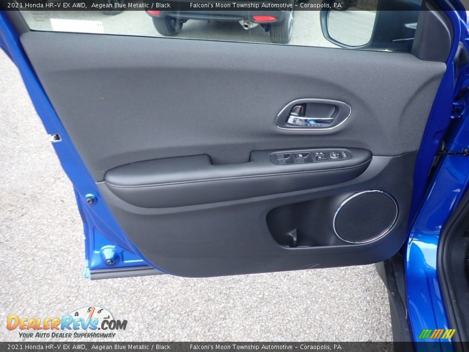 2021 Honda HR-V EX AWD Aegean Blue Metallic / Black Photo #12