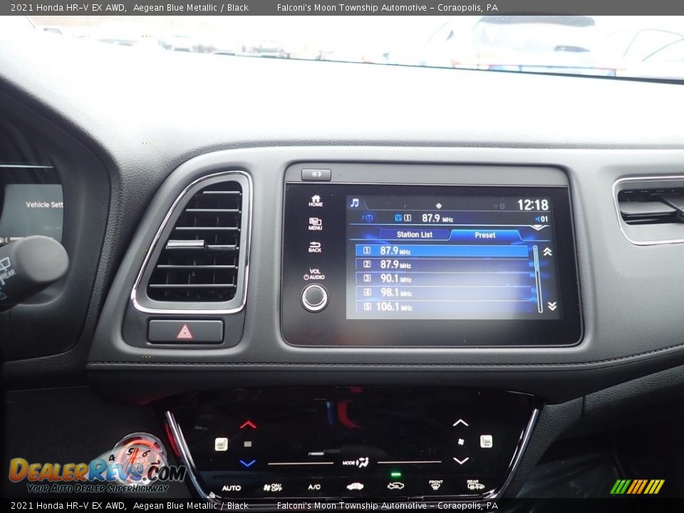 2021 Honda HR-V EX AWD Aegean Blue Metallic / Black Photo #14