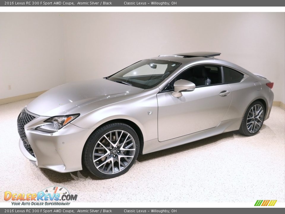 Atomic Silver 2016 Lexus RC 300 F Sport AWD Coupe Photo #3