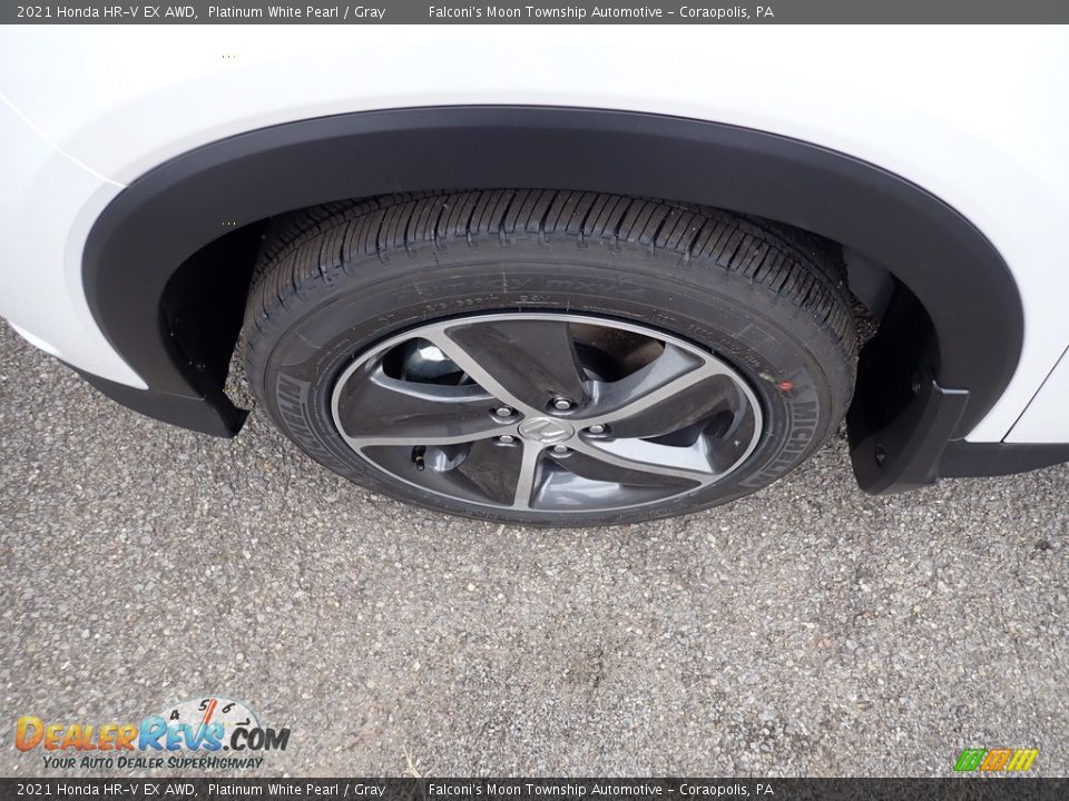 2021 Honda HR-V EX AWD Platinum White Pearl / Gray Photo #2