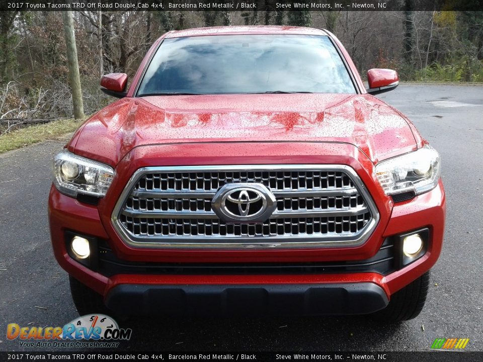 2017 Toyota Tacoma TRD Off Road Double Cab 4x4 Barcelona Red Metallic / Black Photo #4