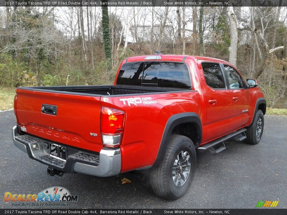 2017 Toyota Tacoma TRD Off Road Double Cab 4x4 Barcelona Red Metallic / Black Photo #7